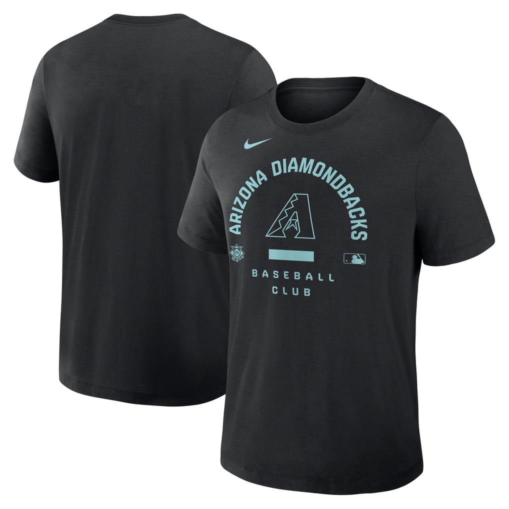 Arizona Diamondbacks Nike Authentic Collection Early Work Tri-Blend Dri-FIT T-Shirt - Black
